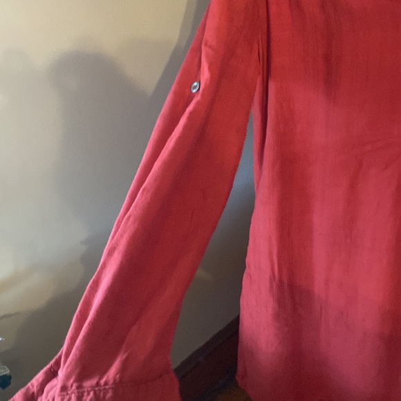 🦋Kenneth Cole Rust Shirt Dress , SZ L🦋 - Picture 4 of 9